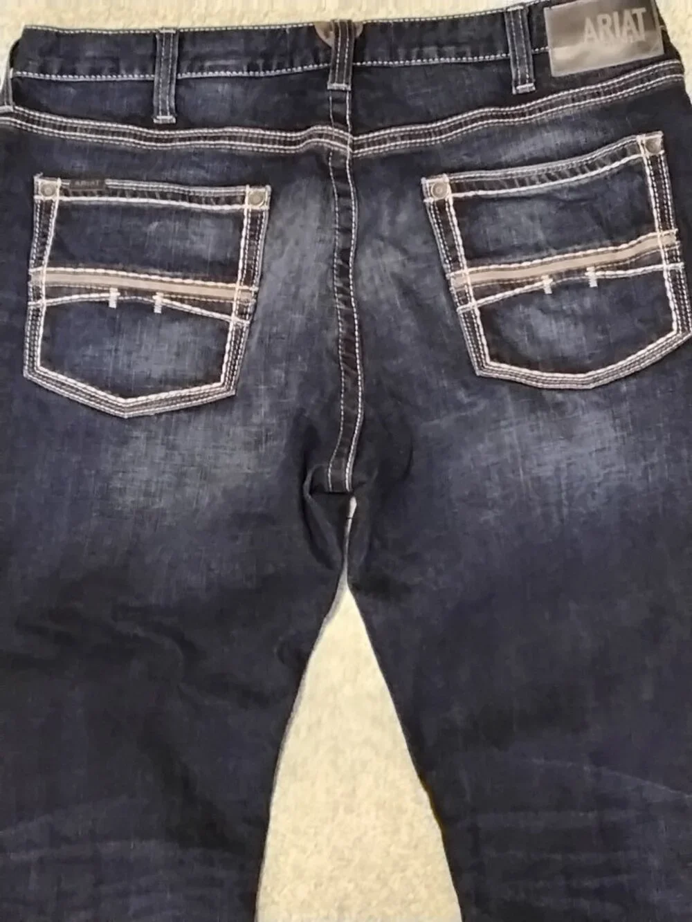 Ariat M5 Coltrane Slim Straight Jeans 40x32 Nightingale Stretch Stackable Boot
